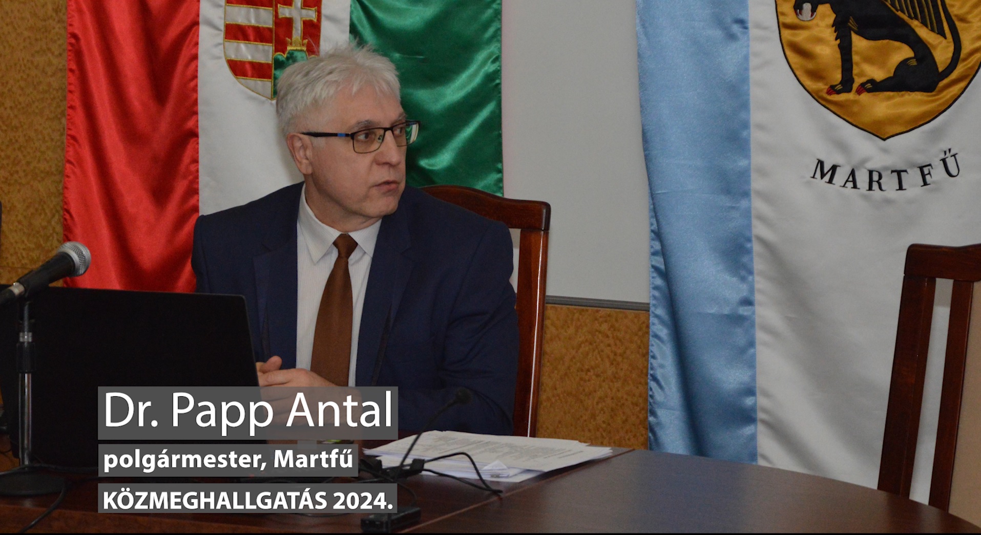 Kzmeghallgats – Az nkormnyzat 2024. vi fejlesztsi tervei – Dr. Papp Antal polgrmester